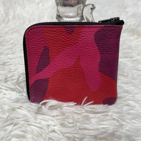 AMPERSAND AS APOSTROPHE HALF-ZIP WALLET ROSE CAMOUFLAGE - Picture 2 of 3